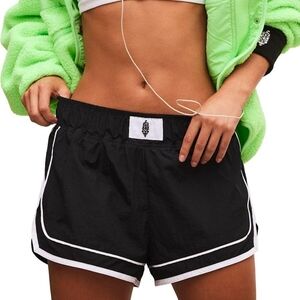 Free People FP Movement Varsity Blues Shorts Sz XL NWT